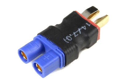 G-Force RC - Power adapterconnector - Deans connector vrouw.  EC-3 connector vrouw. - 1 st